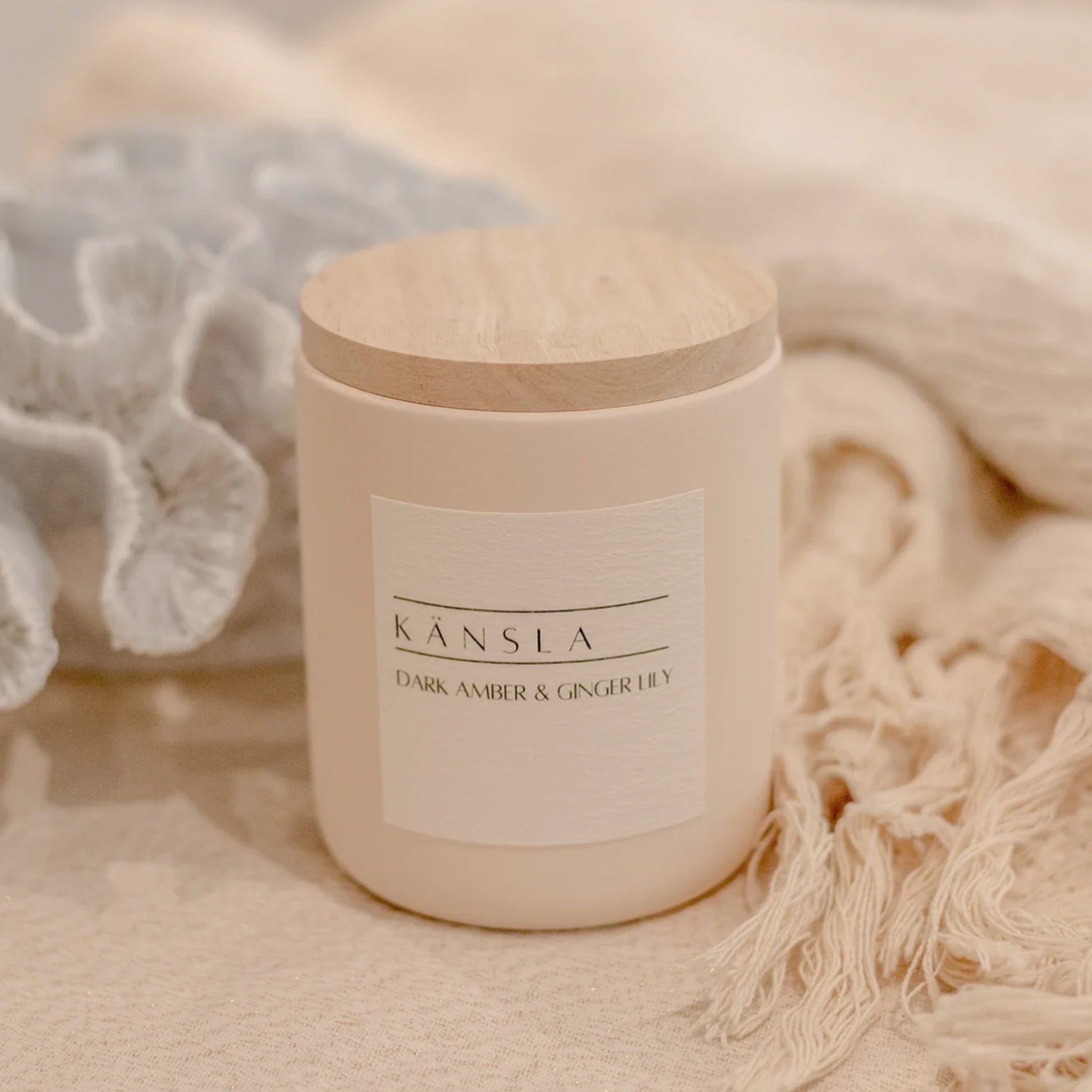 Dark Amber & Ginger Lily Candle