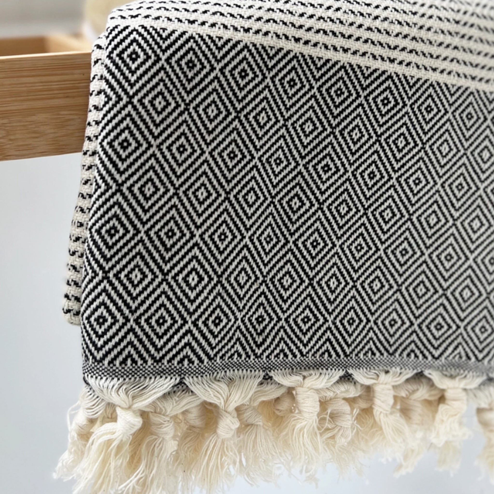 Black & Cream Blanket