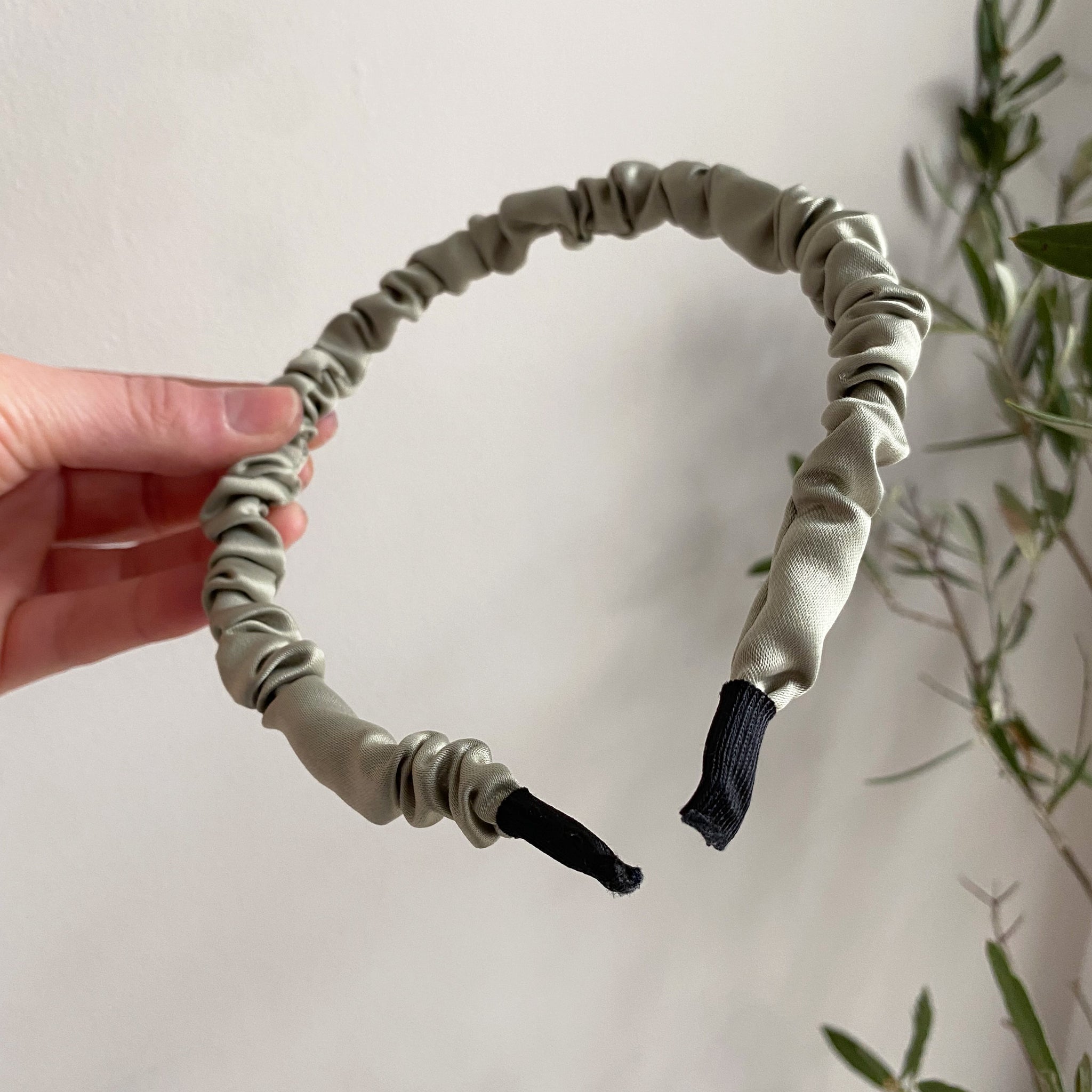 Sage Green Ruched Headband