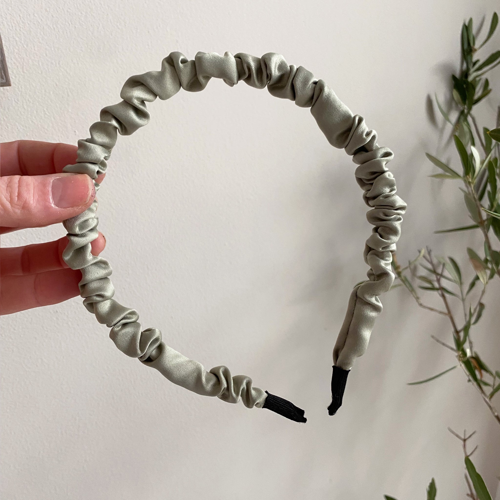 Sage Green Ruched Headband