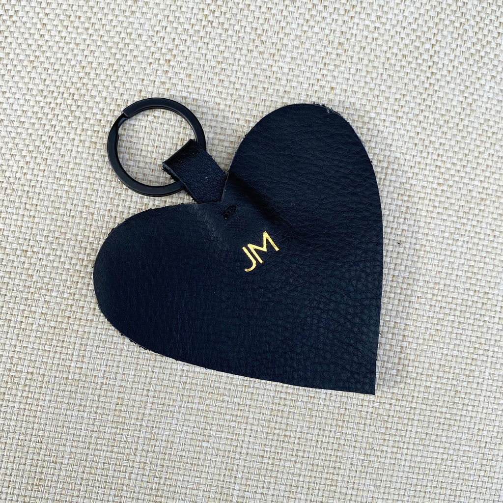Personalised 'HEART' keyring