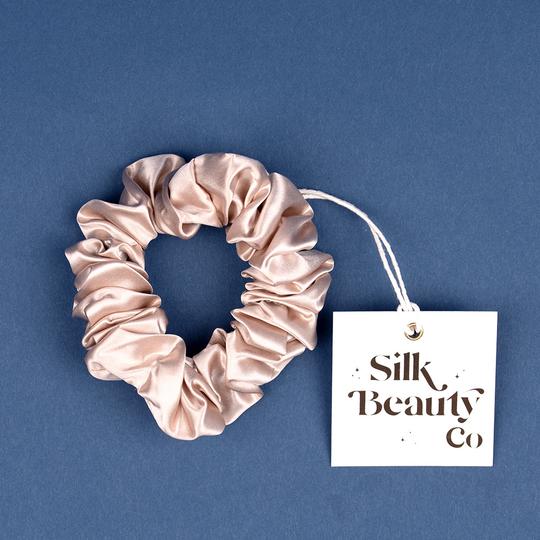 Silk Scrunchie - Champagne