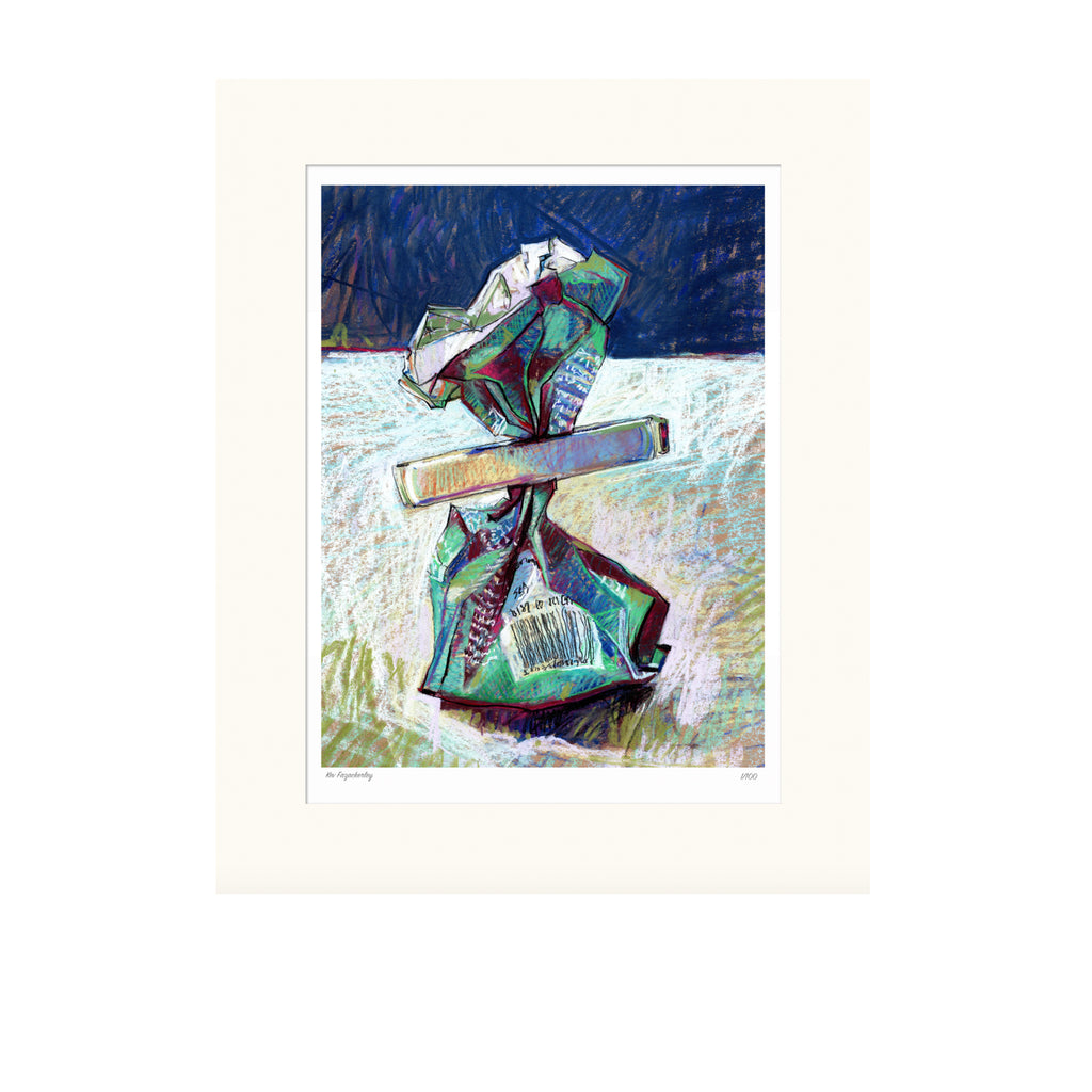 'Clip Art' pastel print