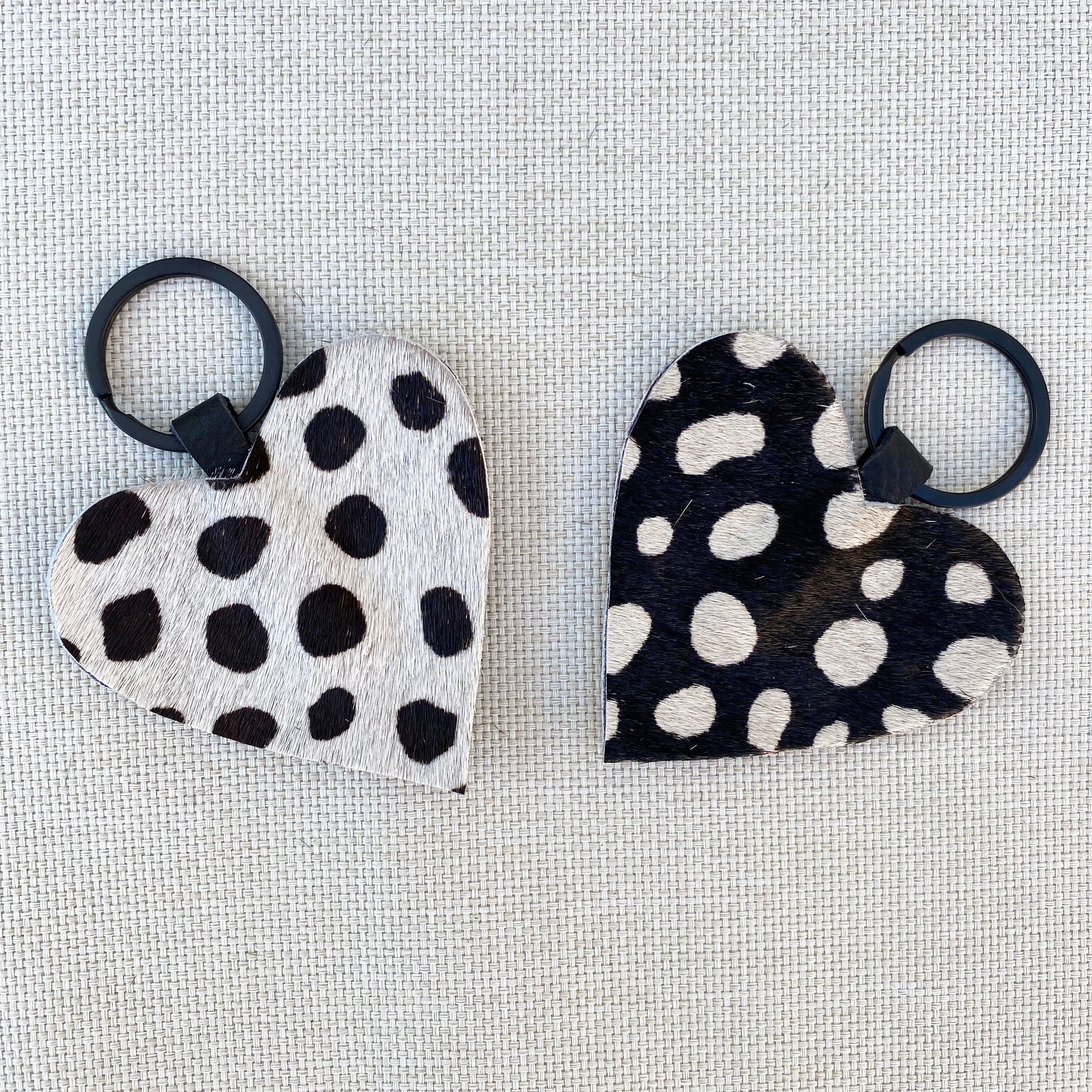 Personalised 'HEART' keyring