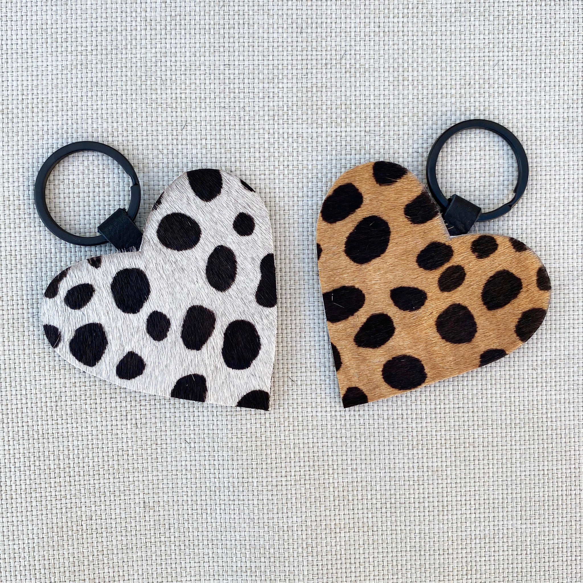 Personalised 'HEART' keyring