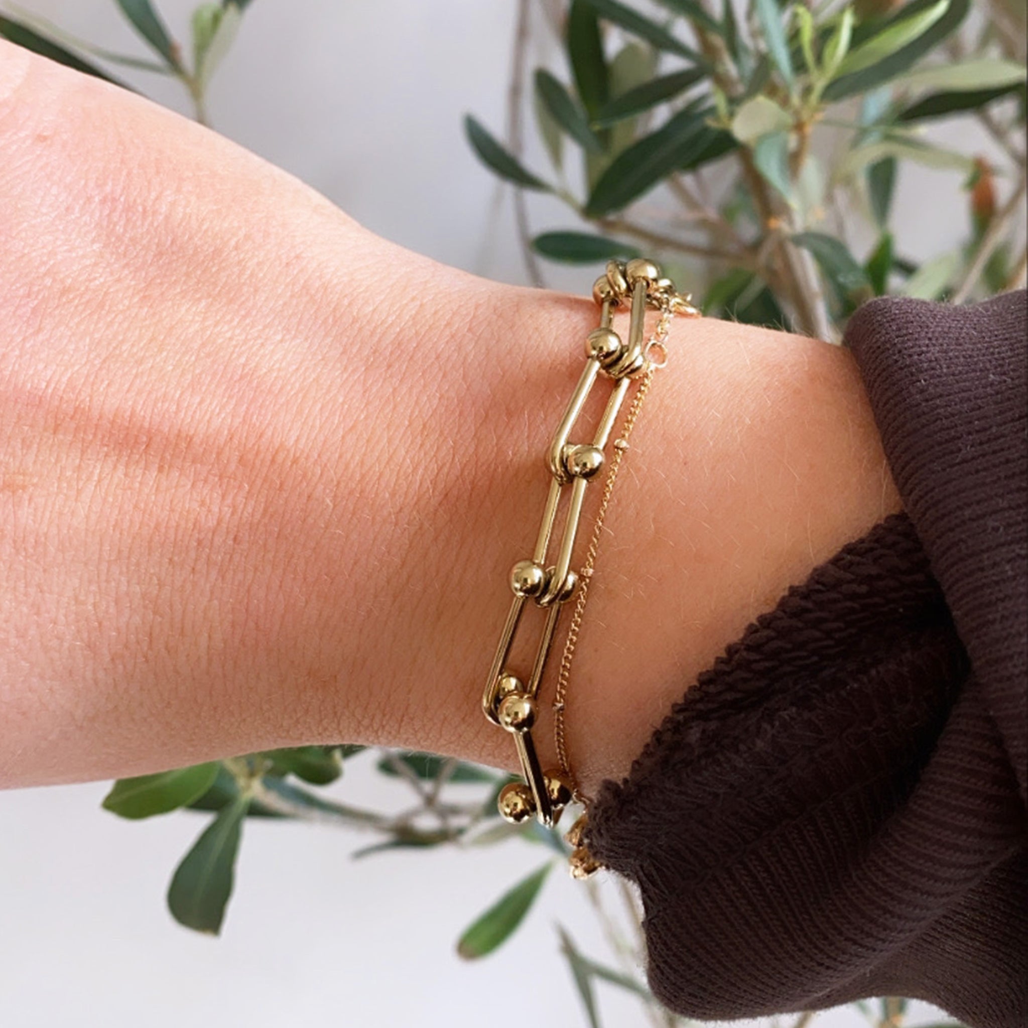 Chunky Bobble Link Bracelet
