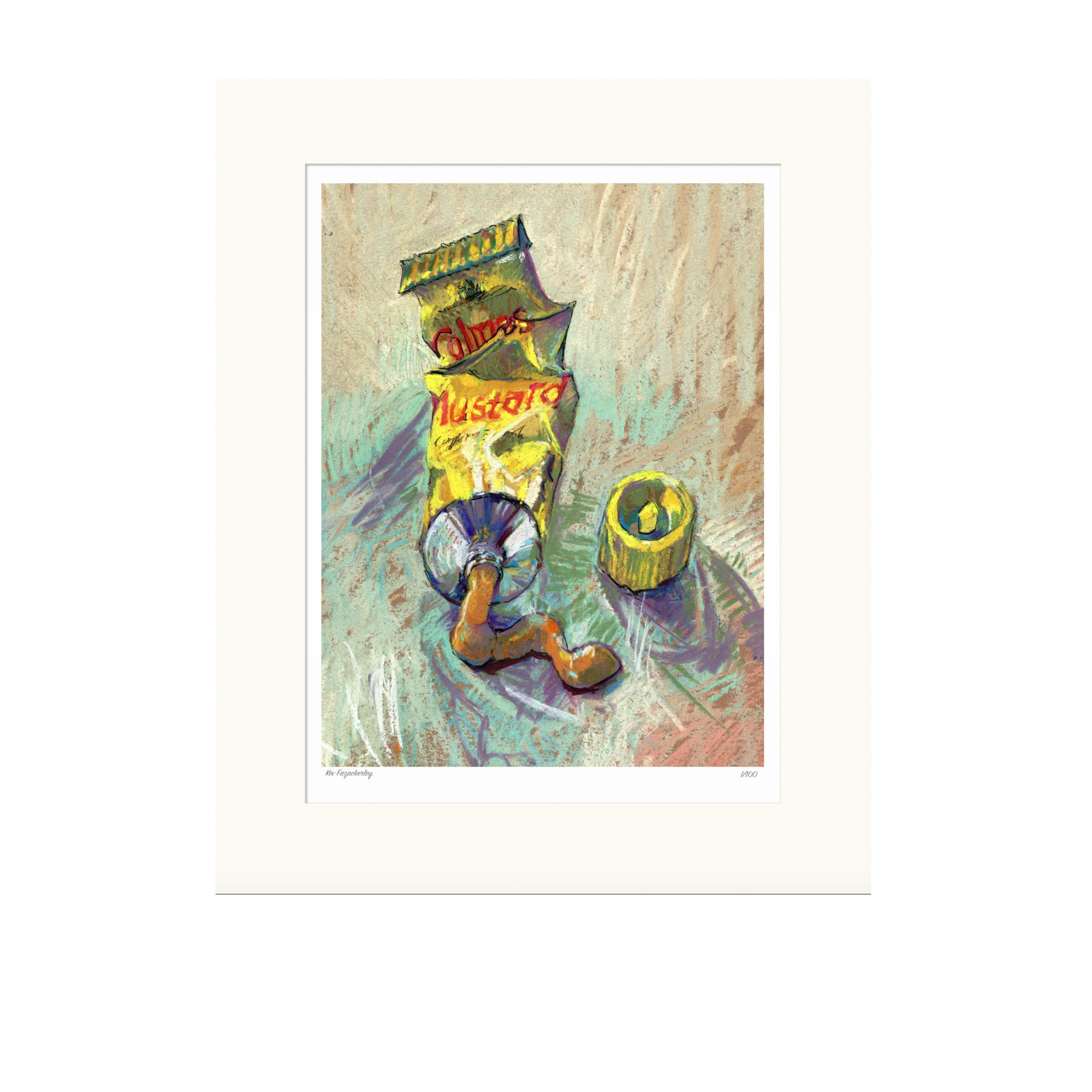 'Hot Mess' pastel print