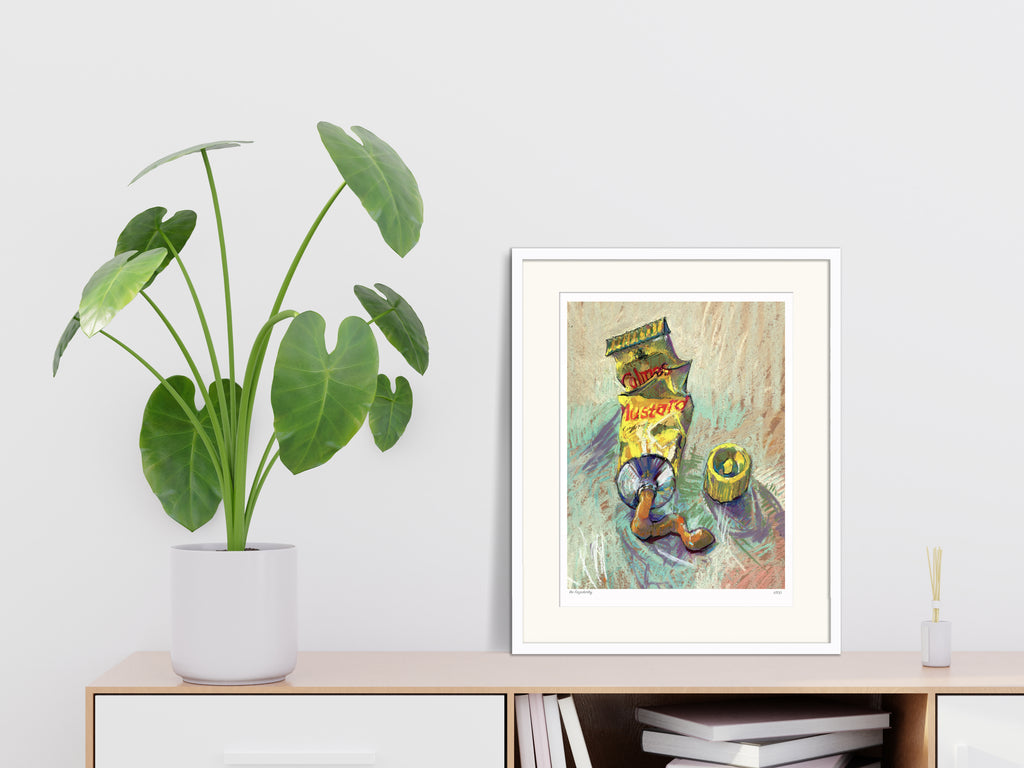 'Hot Mess' pastel print