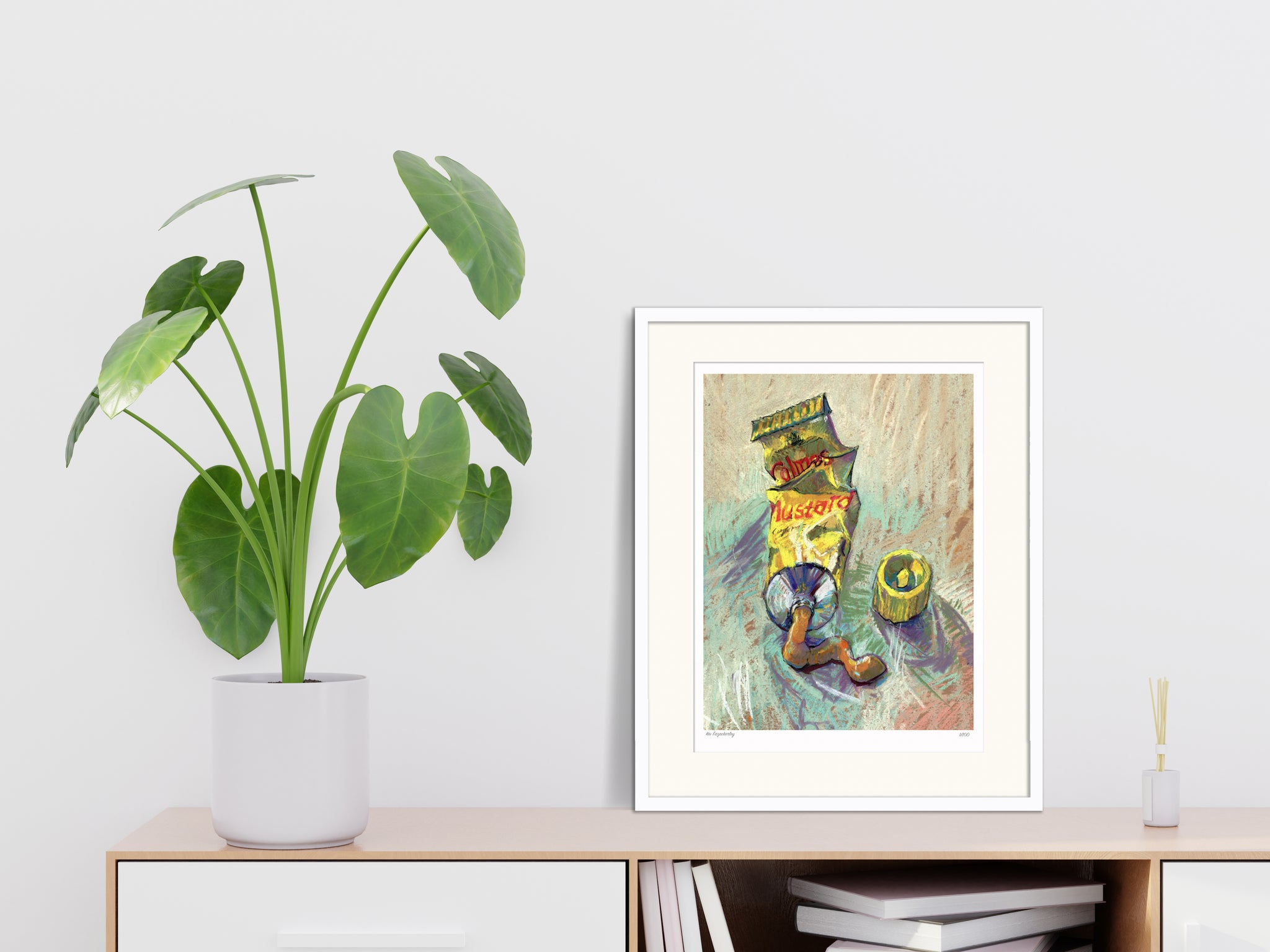 'Hot Mess' pastel print