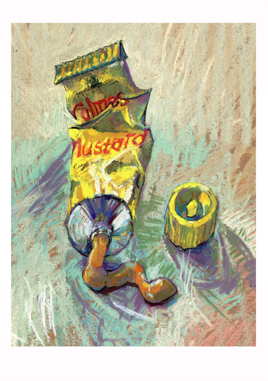 'Hot Mess' pastel print