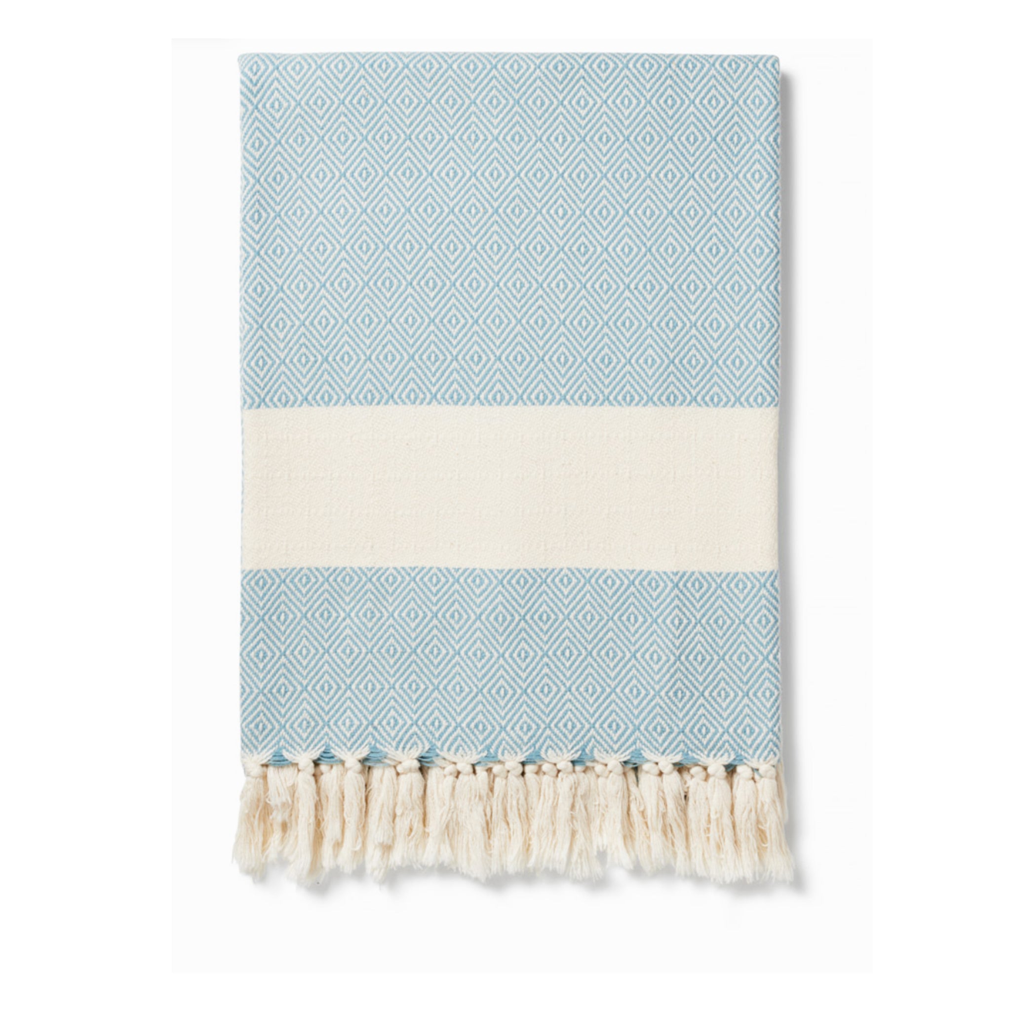 Light Blue Organic Blanket