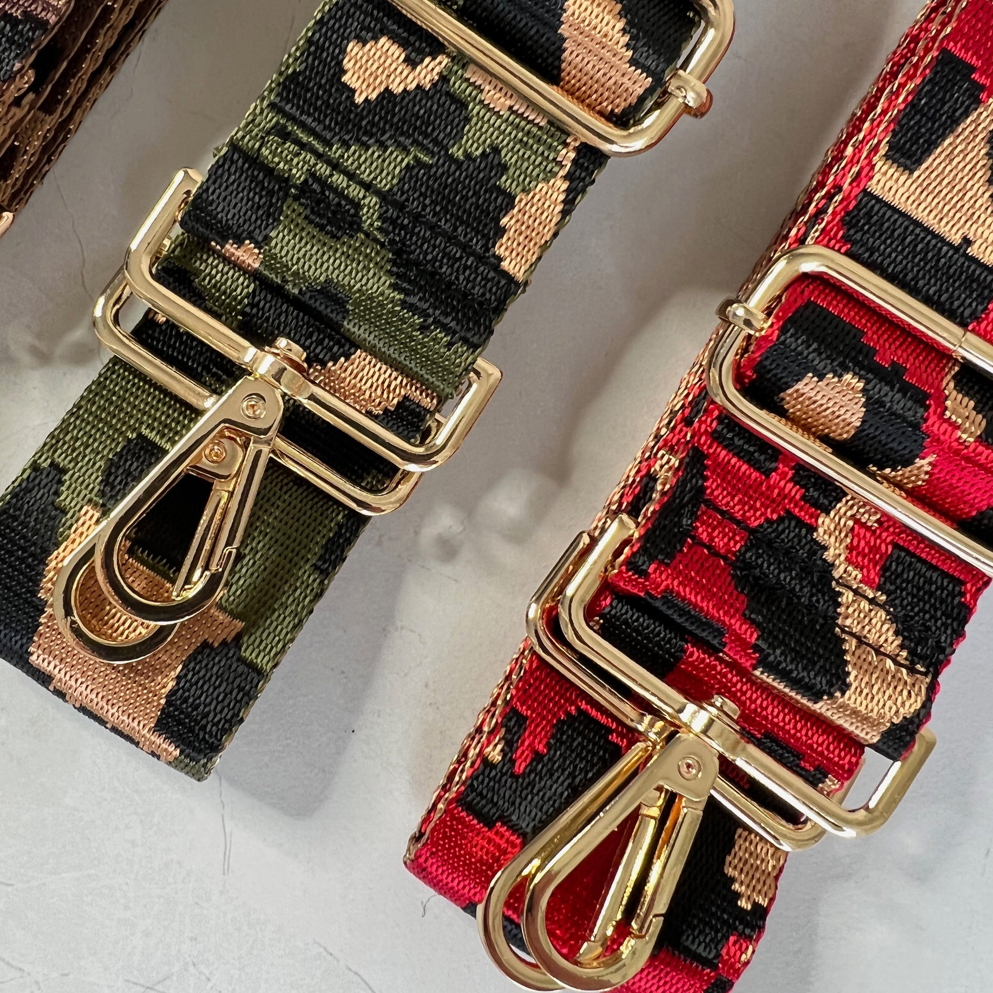 Leopard Woven Straps