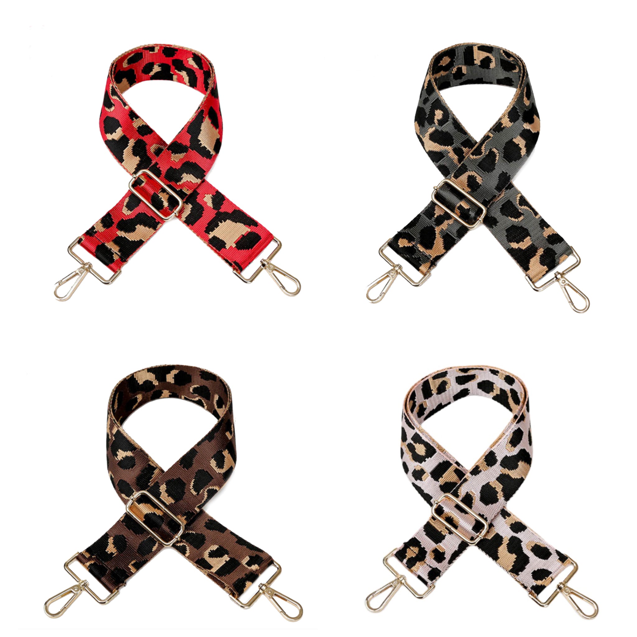 Leopard Woven Straps