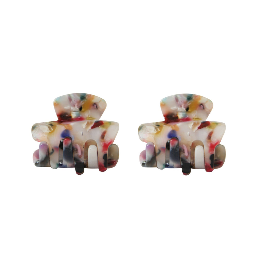 Multi Coloured Mini Hair Claws