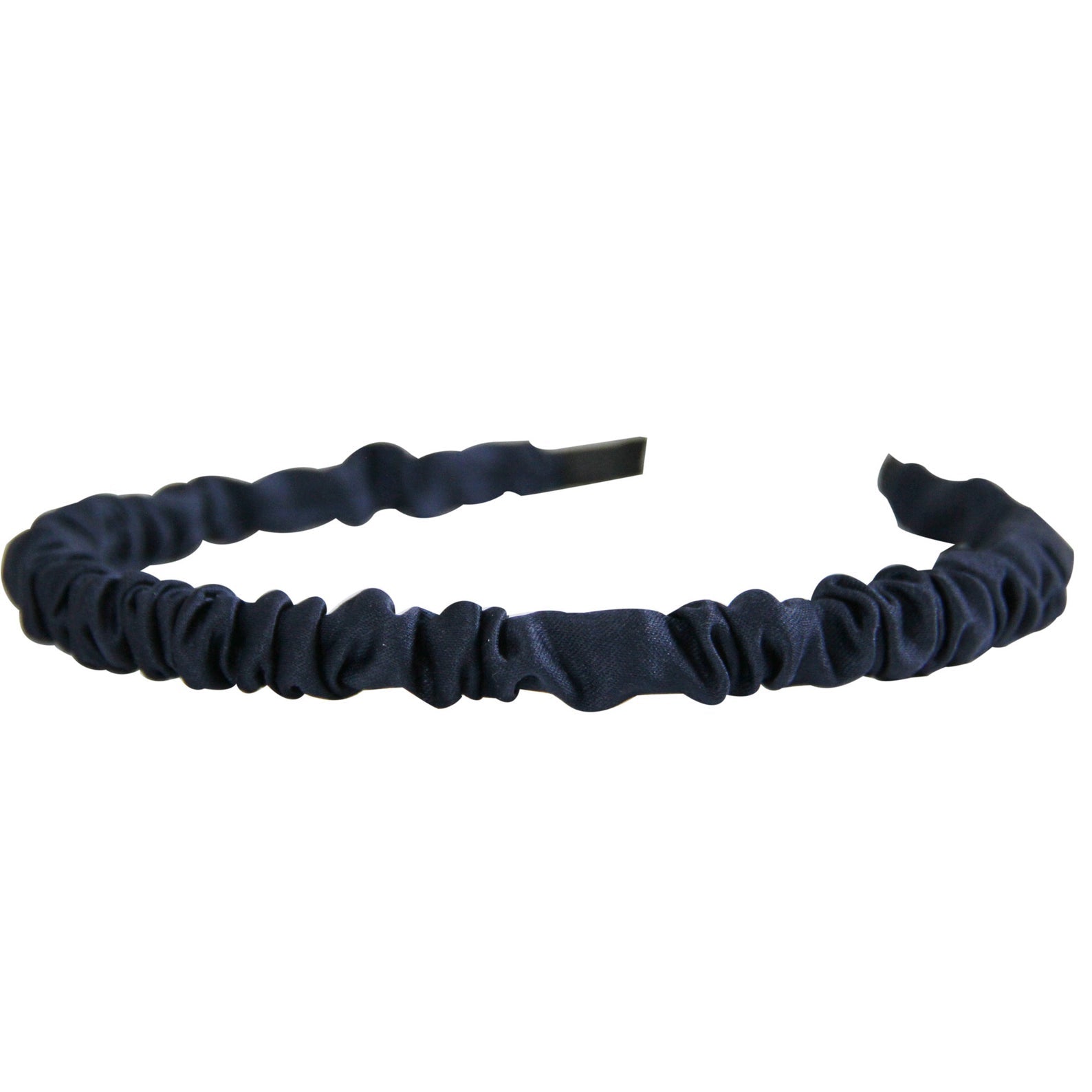Navy Ruched Headband