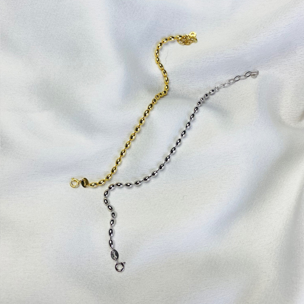 Oval beaded bracelet