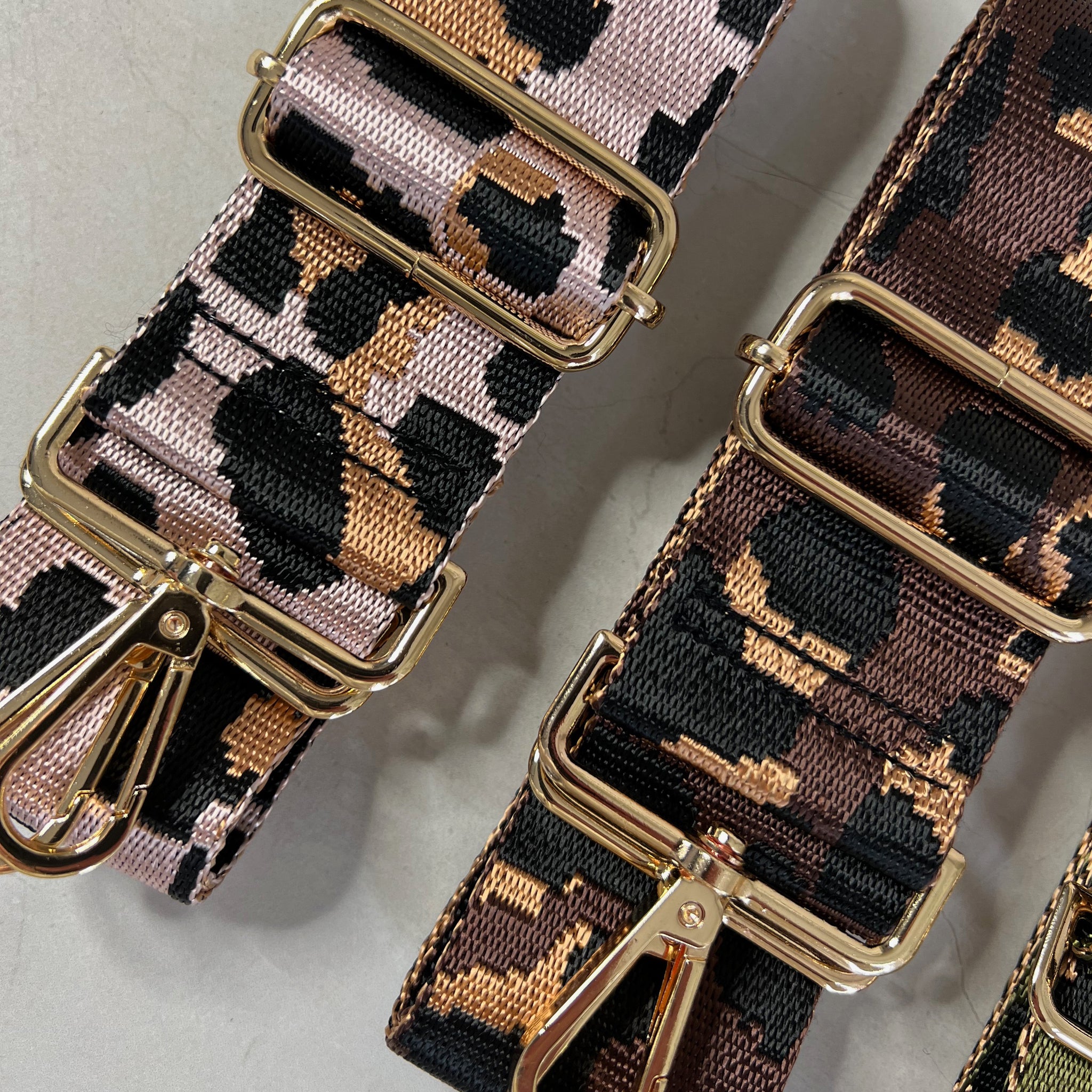 Leopard Woven Straps