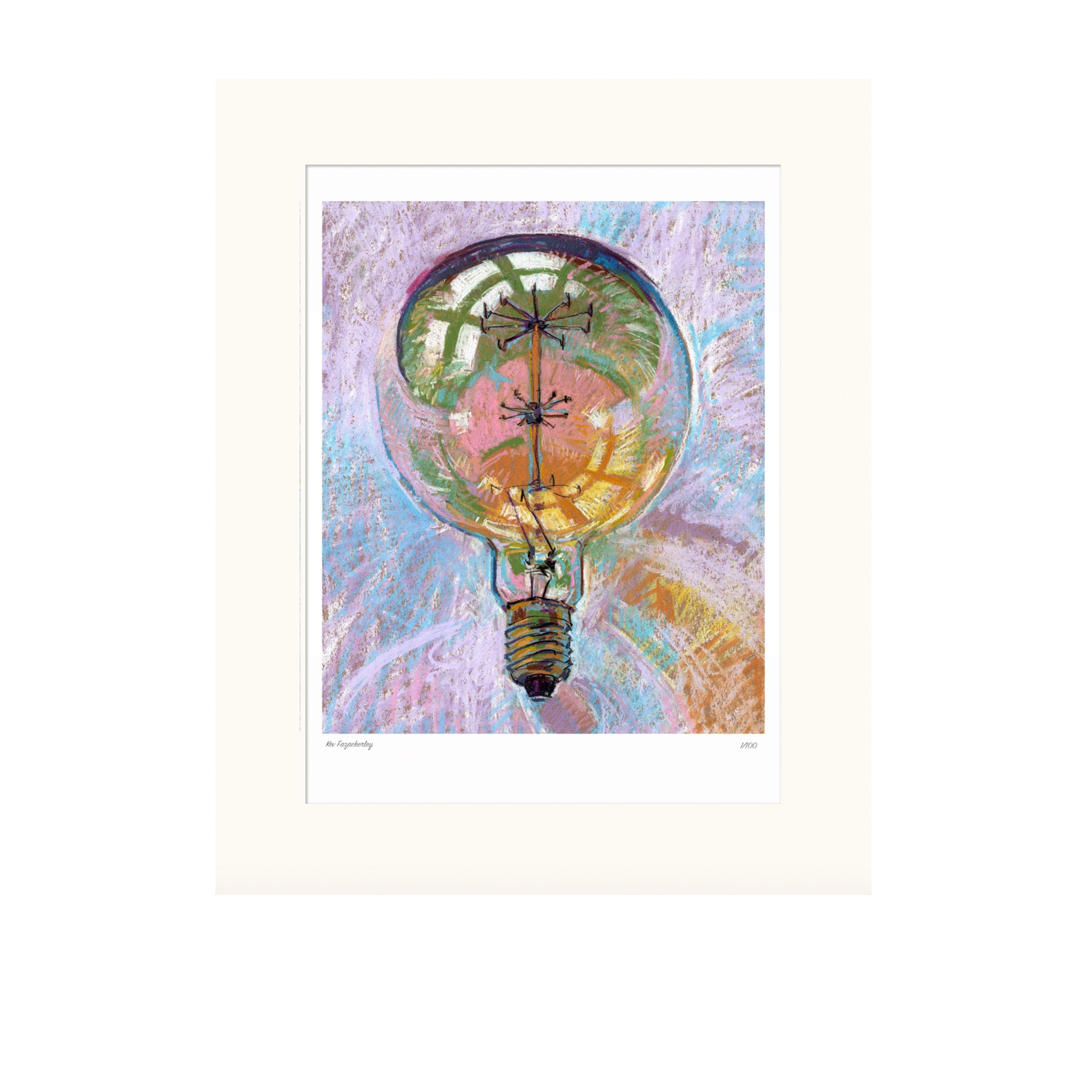 'Screw It' pastel print