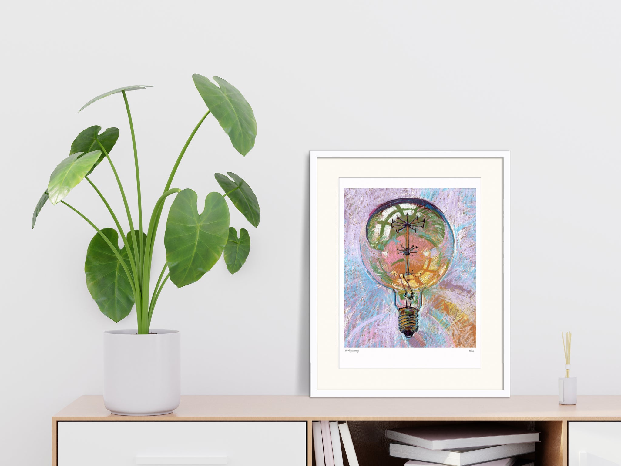 'Screw It' pastel print