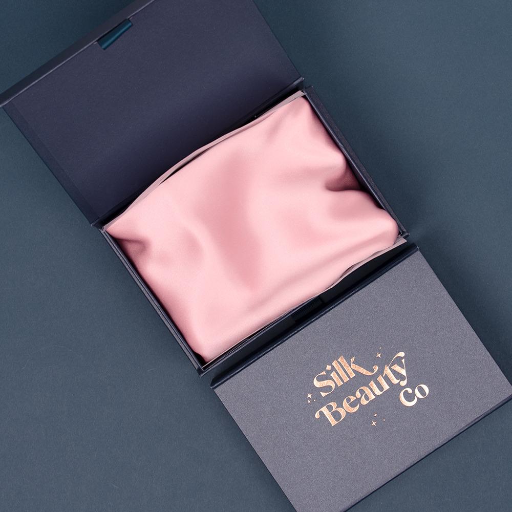 Silk Pillowcase - Estella Dusky Pink