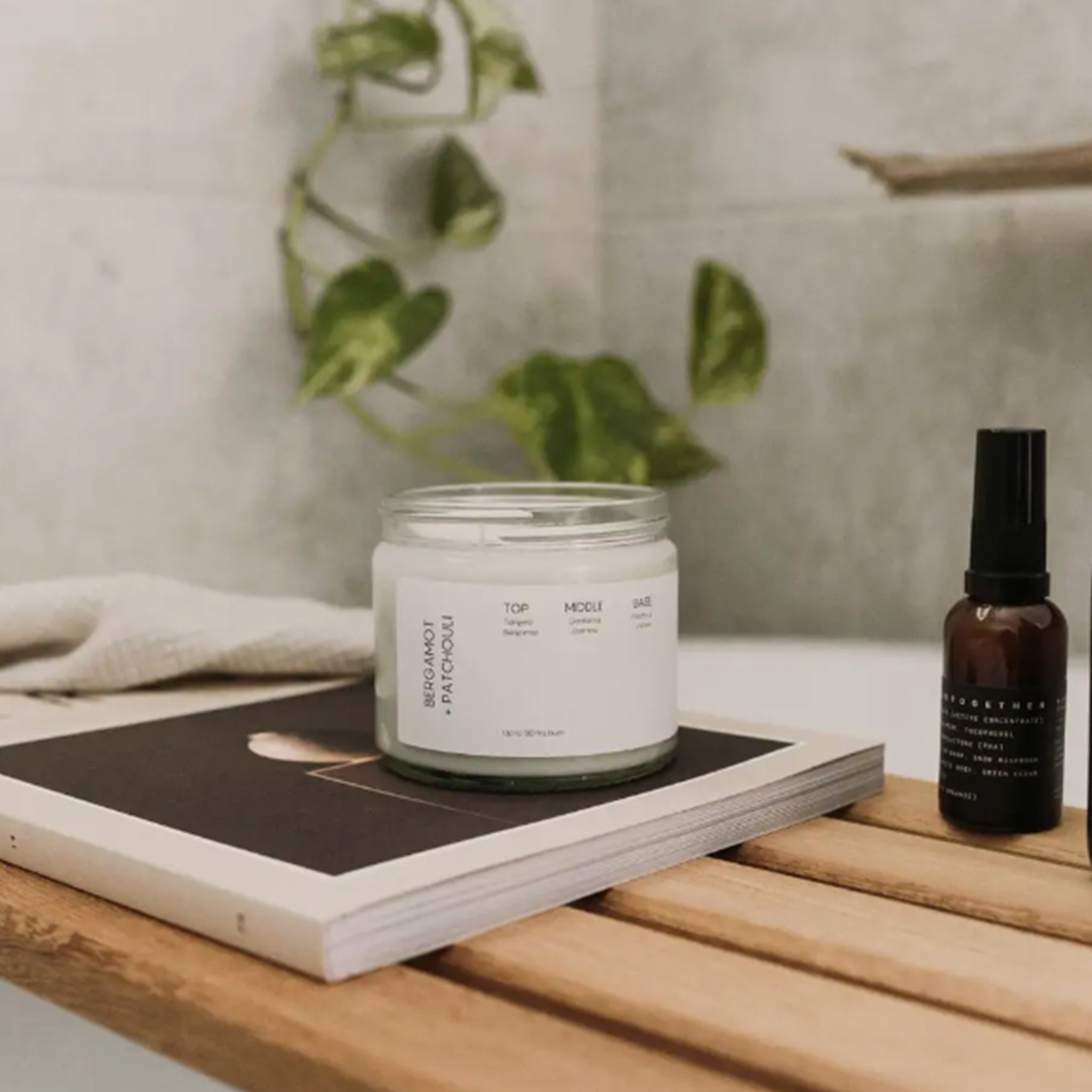 Bergamot + Patchouli Candle