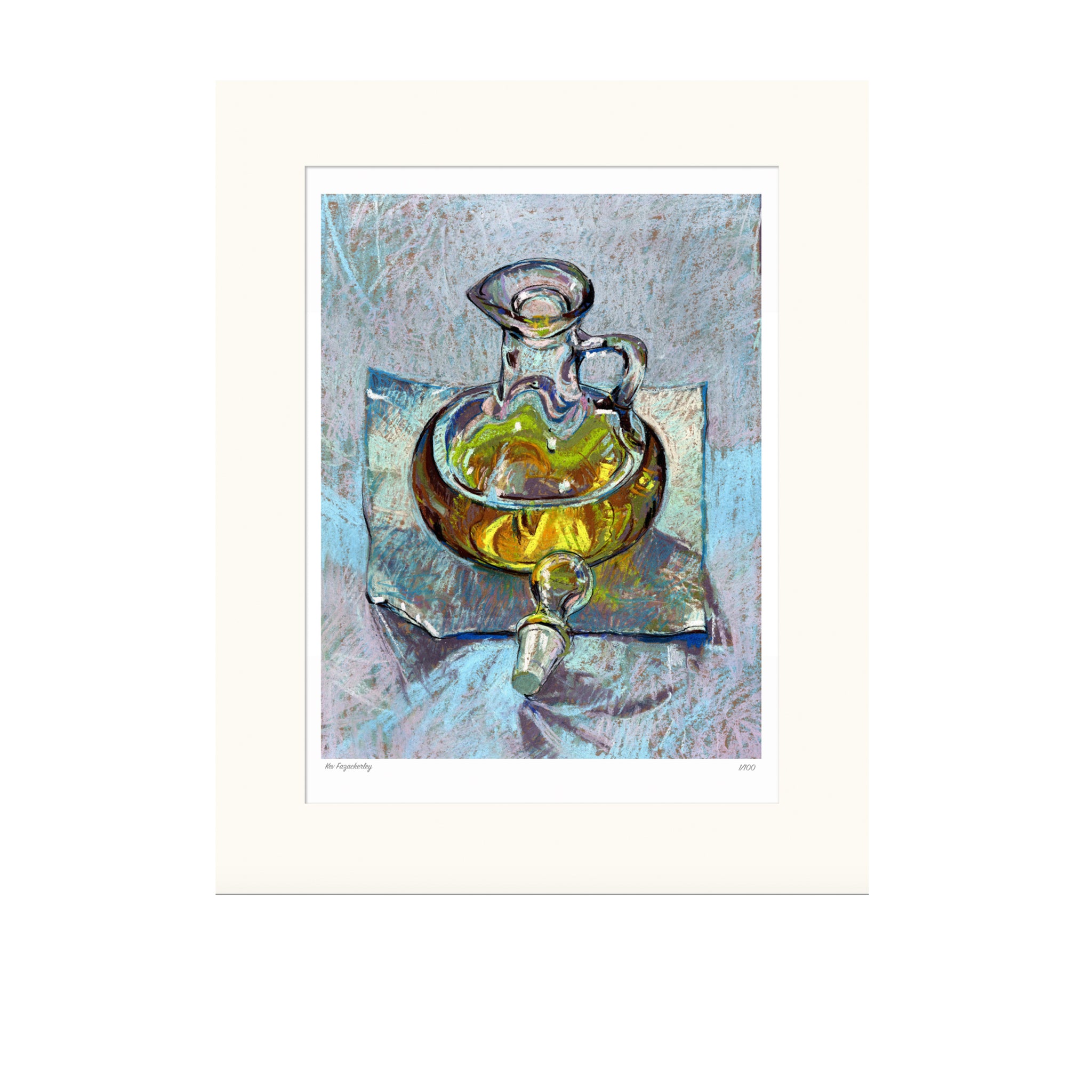 'Still a Virgin' pastel print