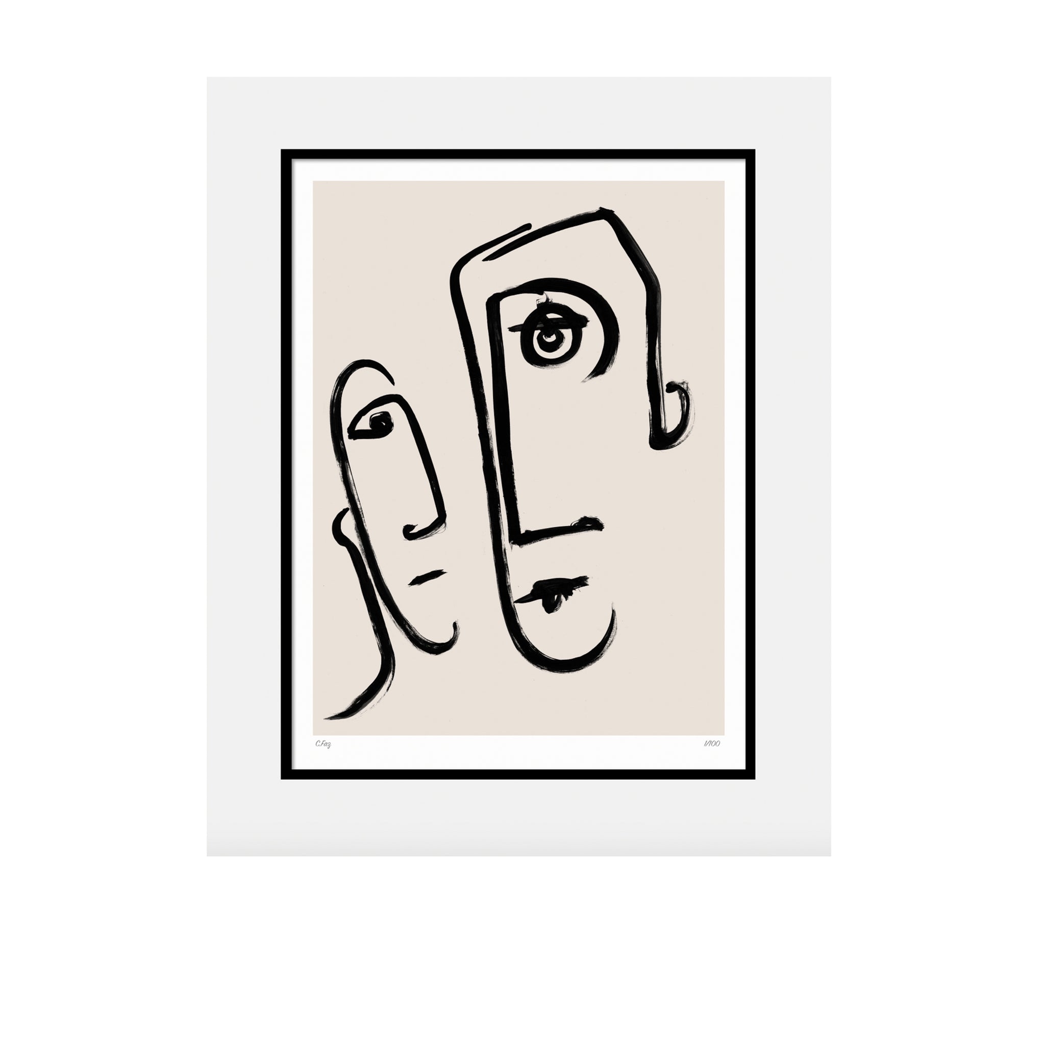 'The Couple' ink print
