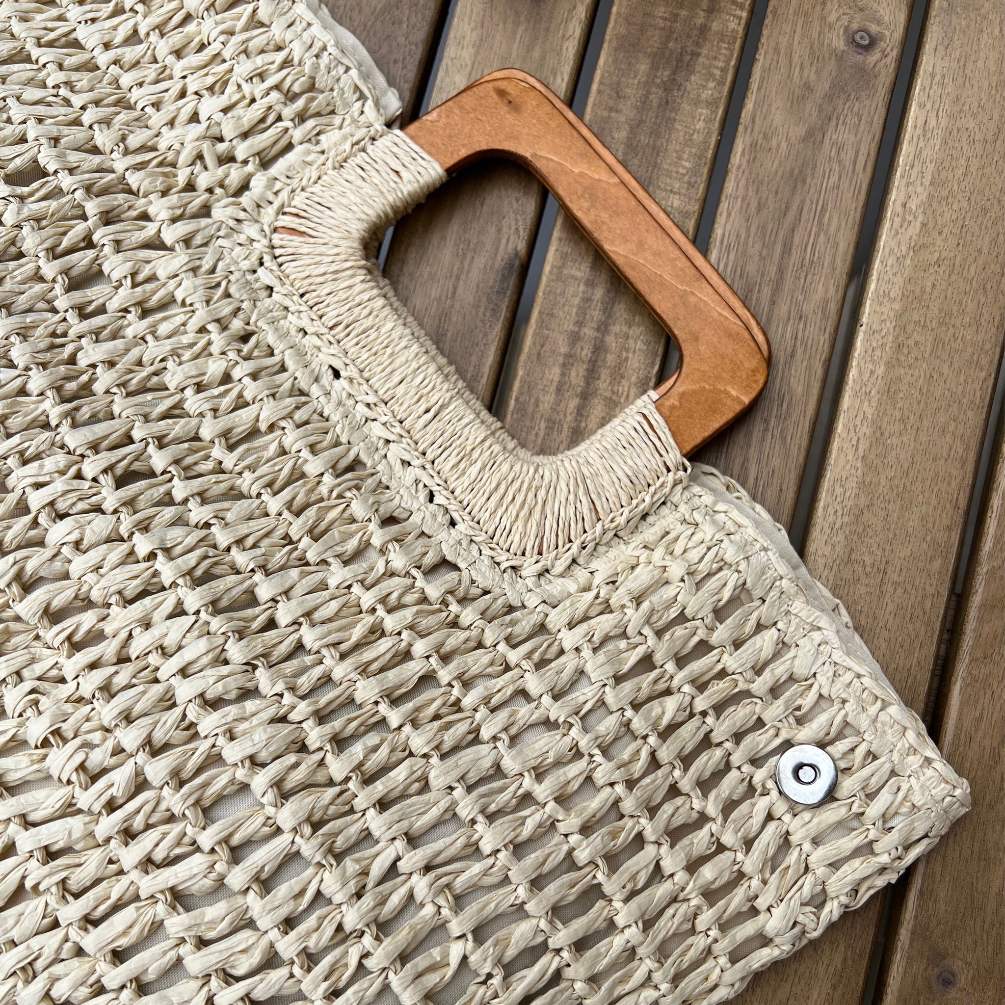 Woven Straw Beach bag