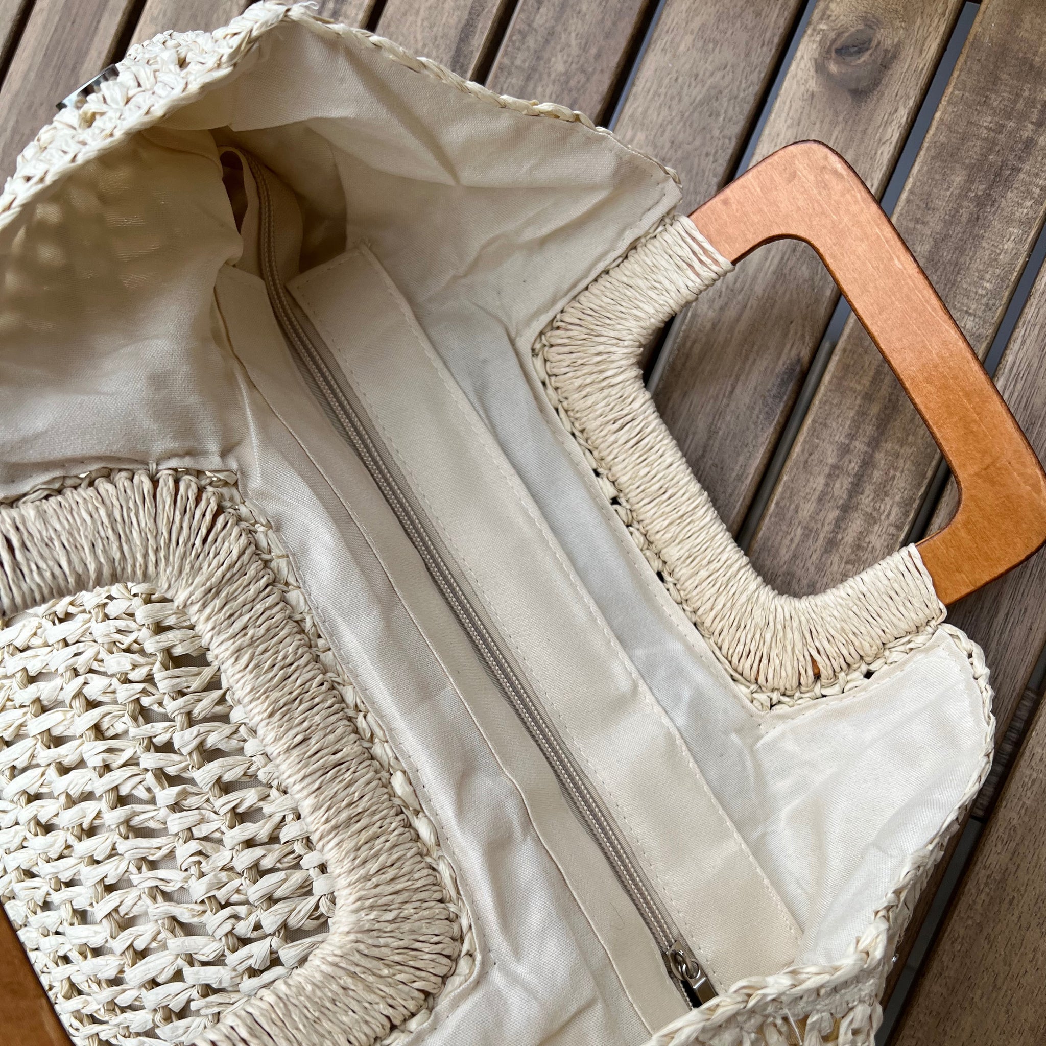 Woven Straw Beach bag