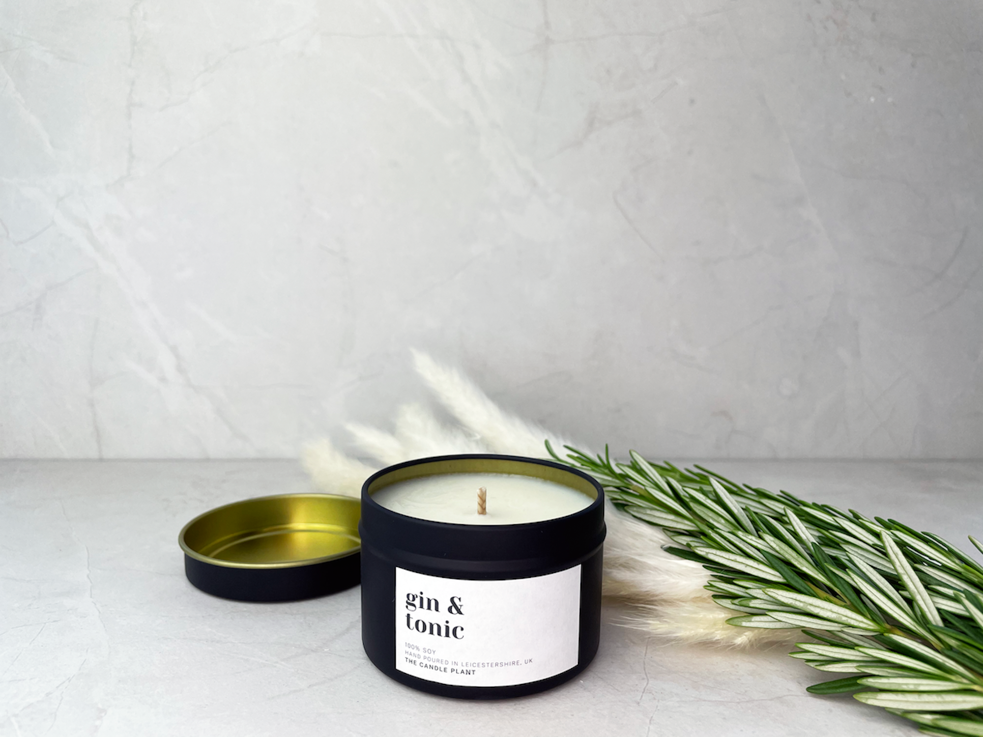 Gin & Tonic Tin Candle