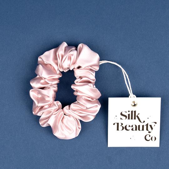 Silk Scrunchie - Baby Pink