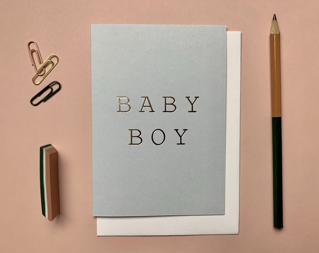 'Baby Boy' Card