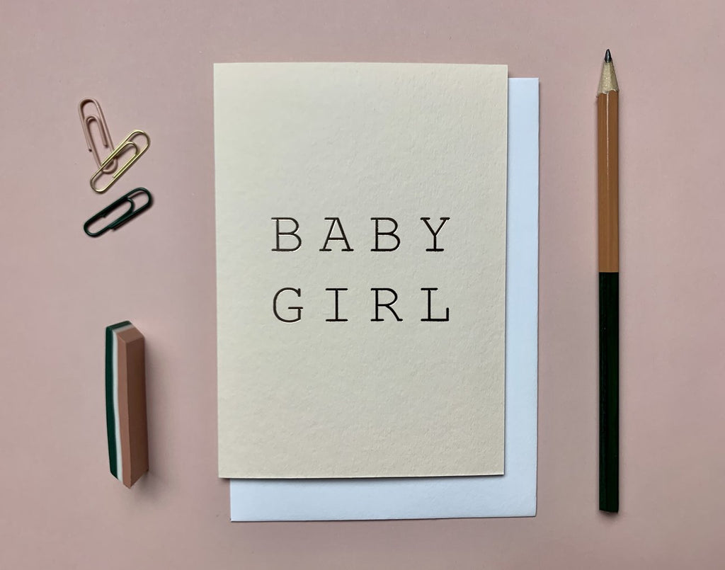 'Baby Girl' Card