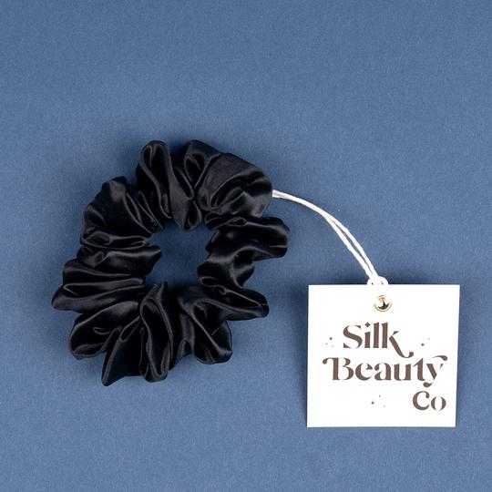 Silk Scrunchie - Black