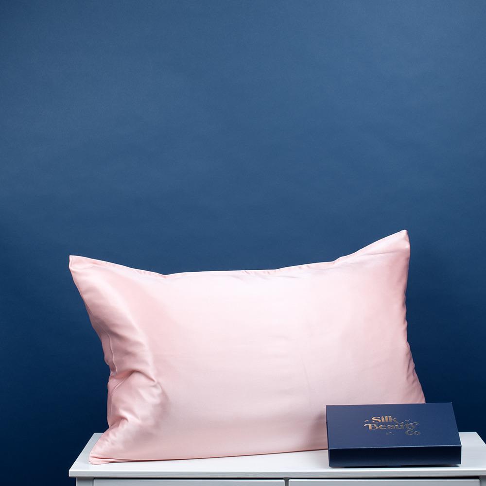 Silk Pillowcase - Estella Dusky Pink
